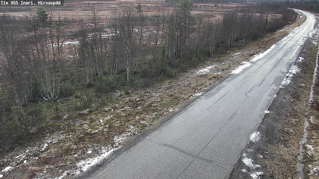 Kelikamerat Kuva Tie 955 Inari, Hirvaspää, Inari, Lappi