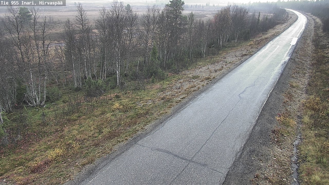 Kelikamerat Kuva Tie 955 Inari, Hirvaspää, Inari, Lappi