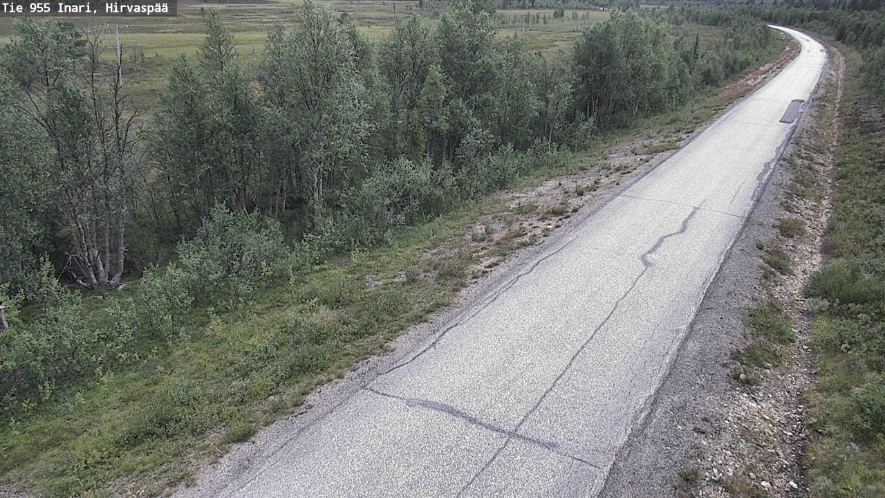 Kelikamerat Kuva Tie 955 Inari, Hirvaspää, Inari, Lappi
