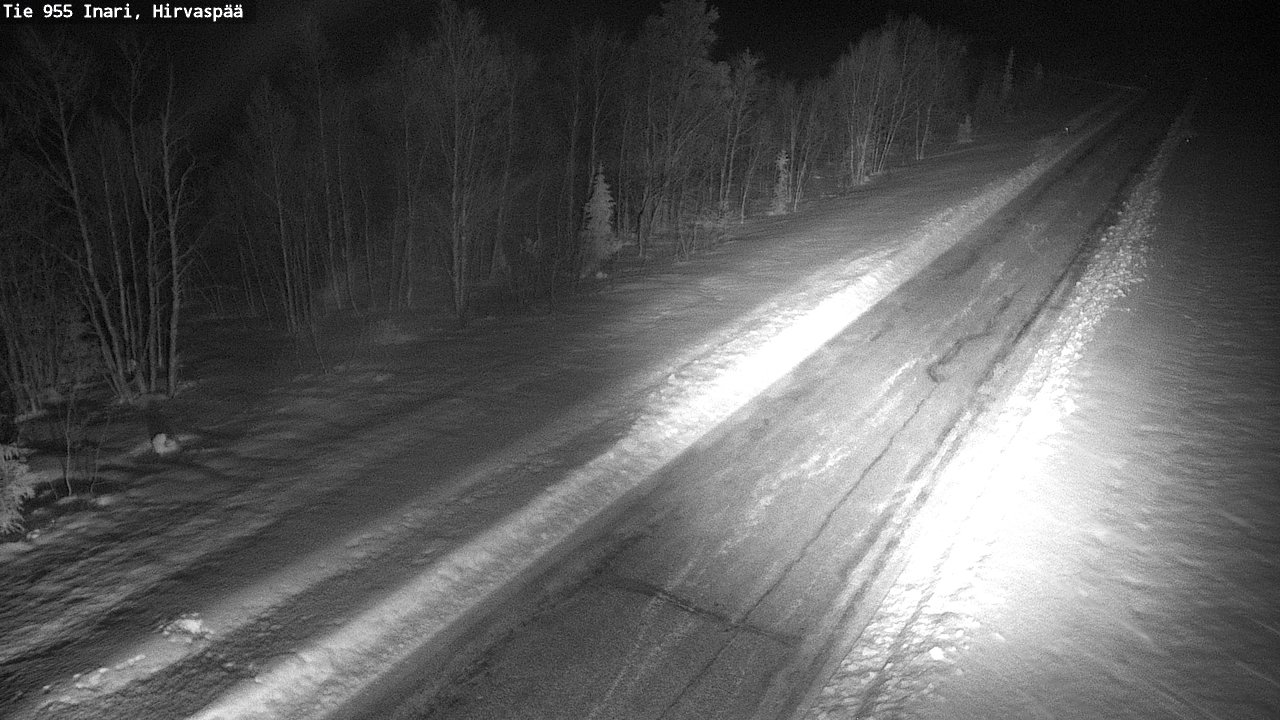 Kelikamerat Kuva Tie 955 Inari, Hirvaspää, Inari, Lappi