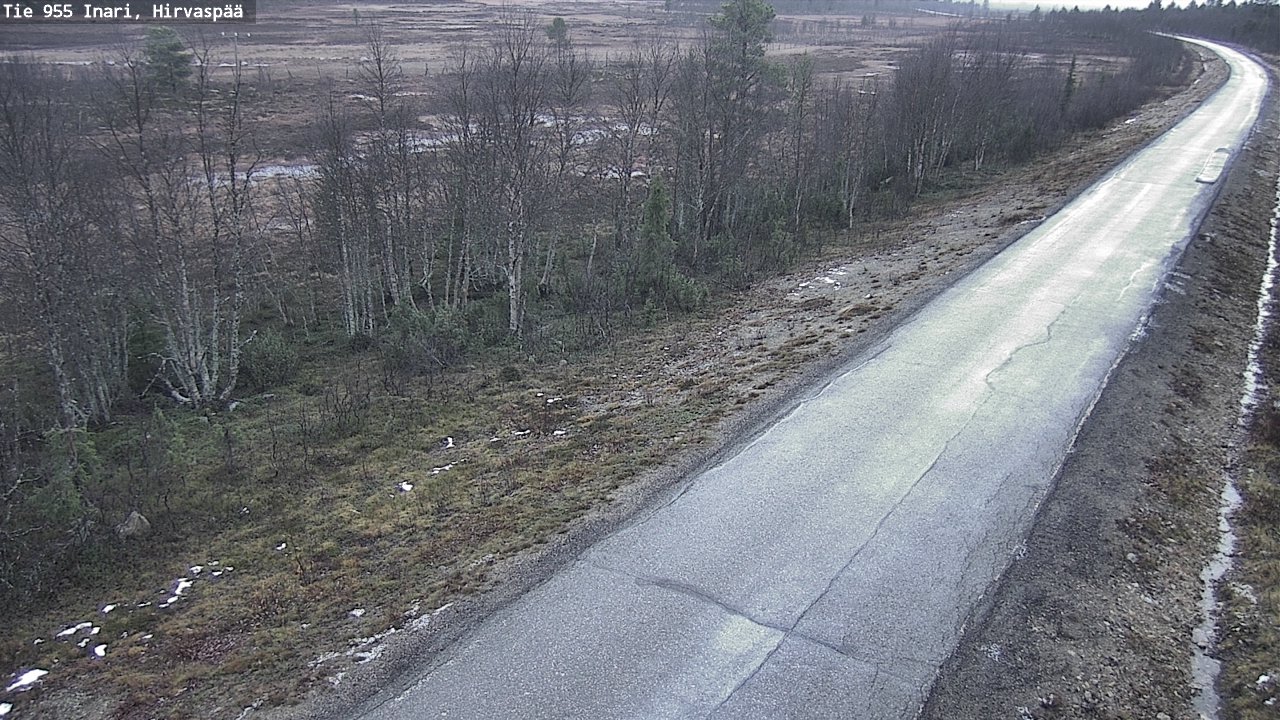 Kelikamerat Kuva Tie 955 Inari, Hirvaspää, Inari, Lappi