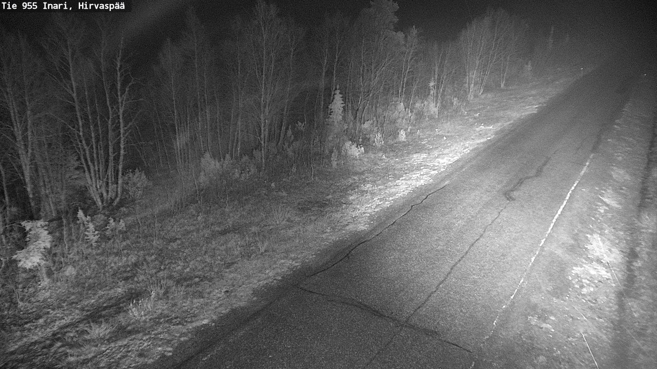 Kelikamerat Kuva Tie 955 Inari, Hirvaspää, Inari, Lappi