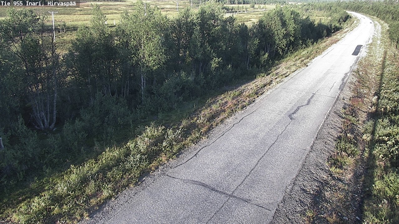 Kelikamerat Kuva Tie 955 Inari, Hirvaspää, Inari, Lappi