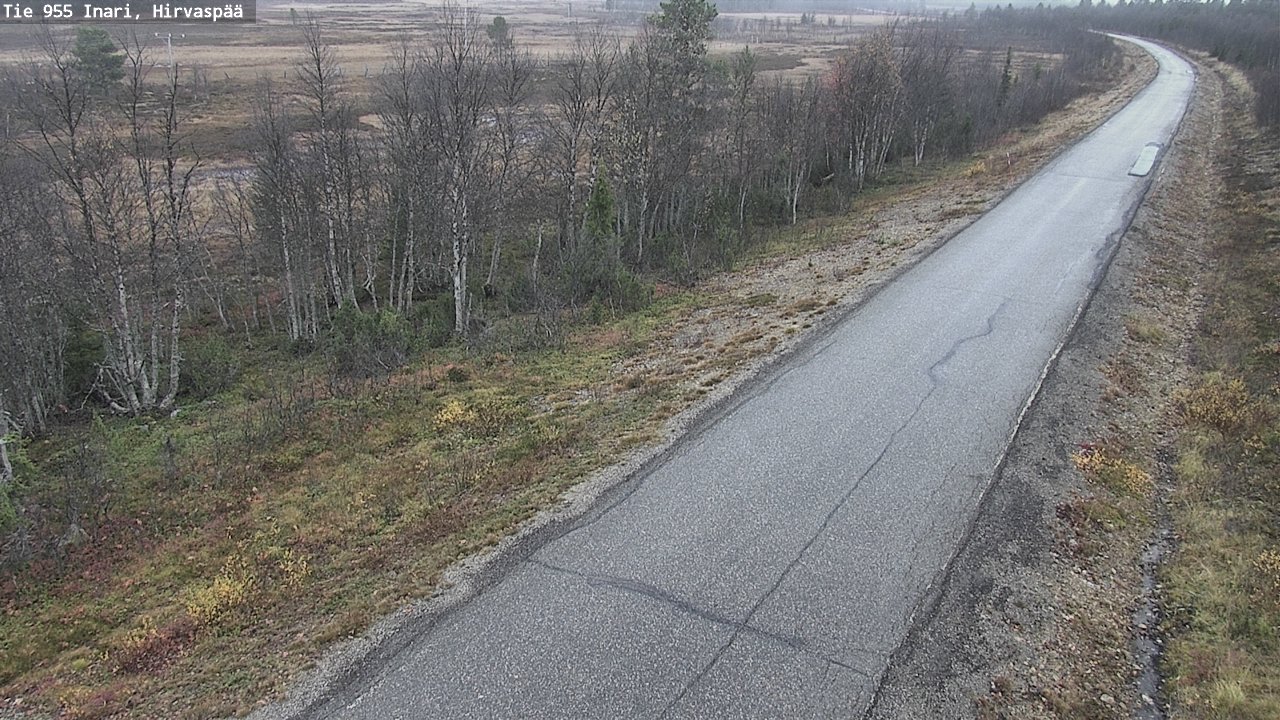 Kelikamerat Kuva Tie 955 Inari, Hirvaspää, Inari, Lappi