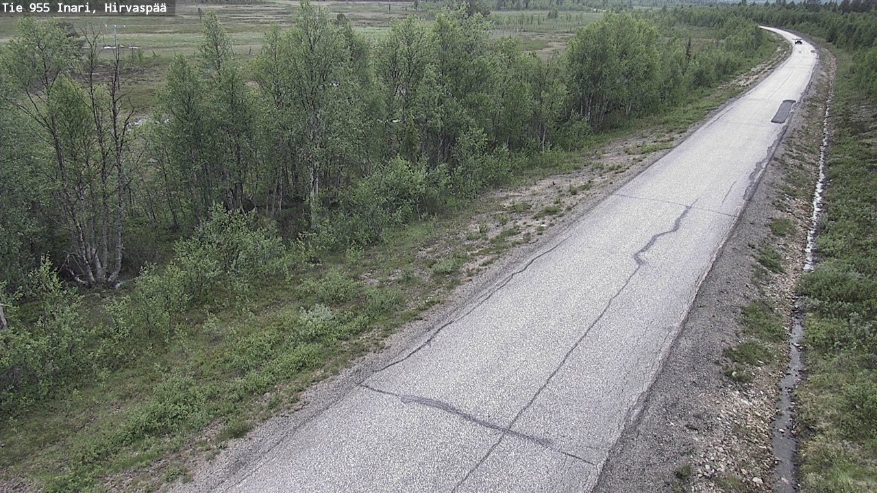 Kelikamerat Kuva Tie 955 Inari, Hirvaspää, Inari, Lappi