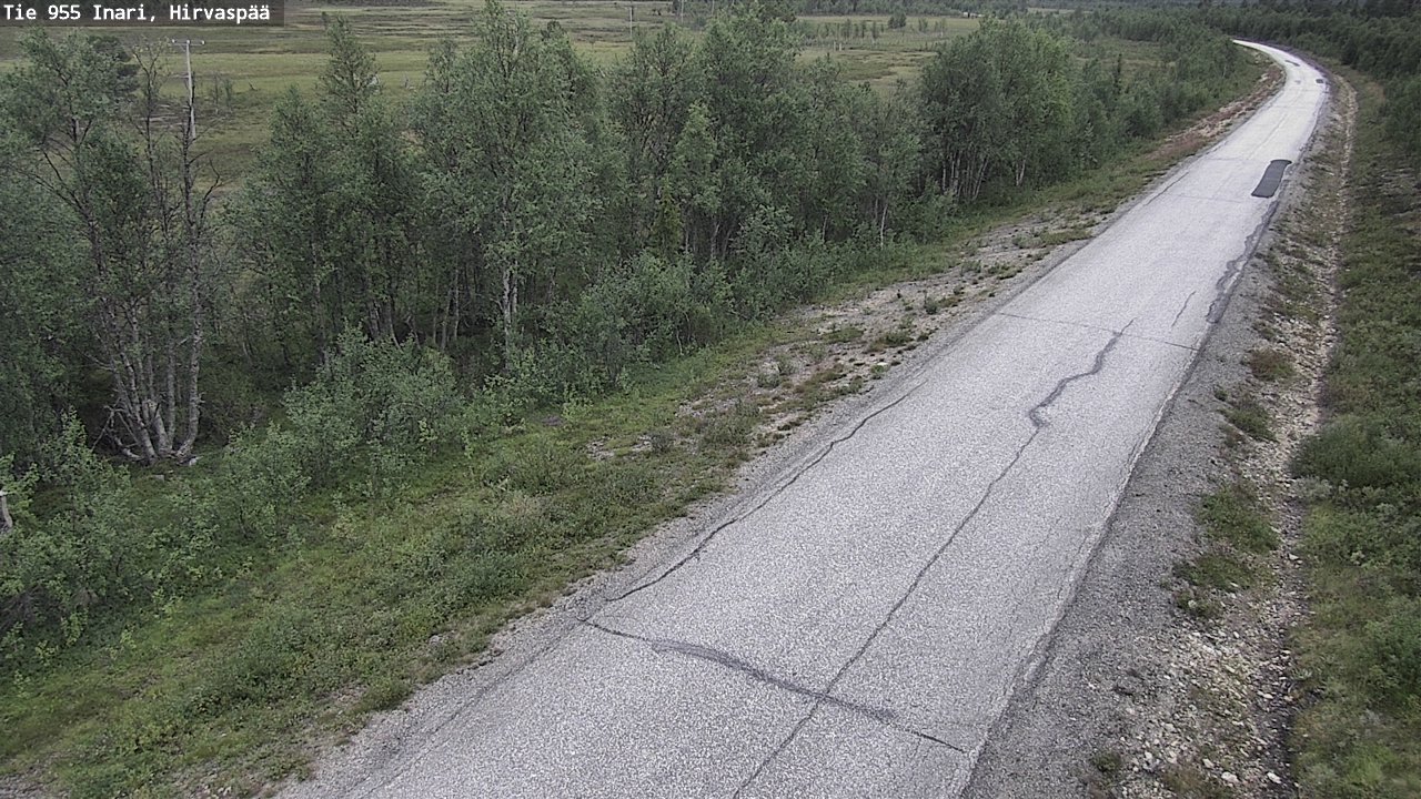 Kelikamerat Kuva Tie 955 Inari, Hirvaspää, Inari, Lappi