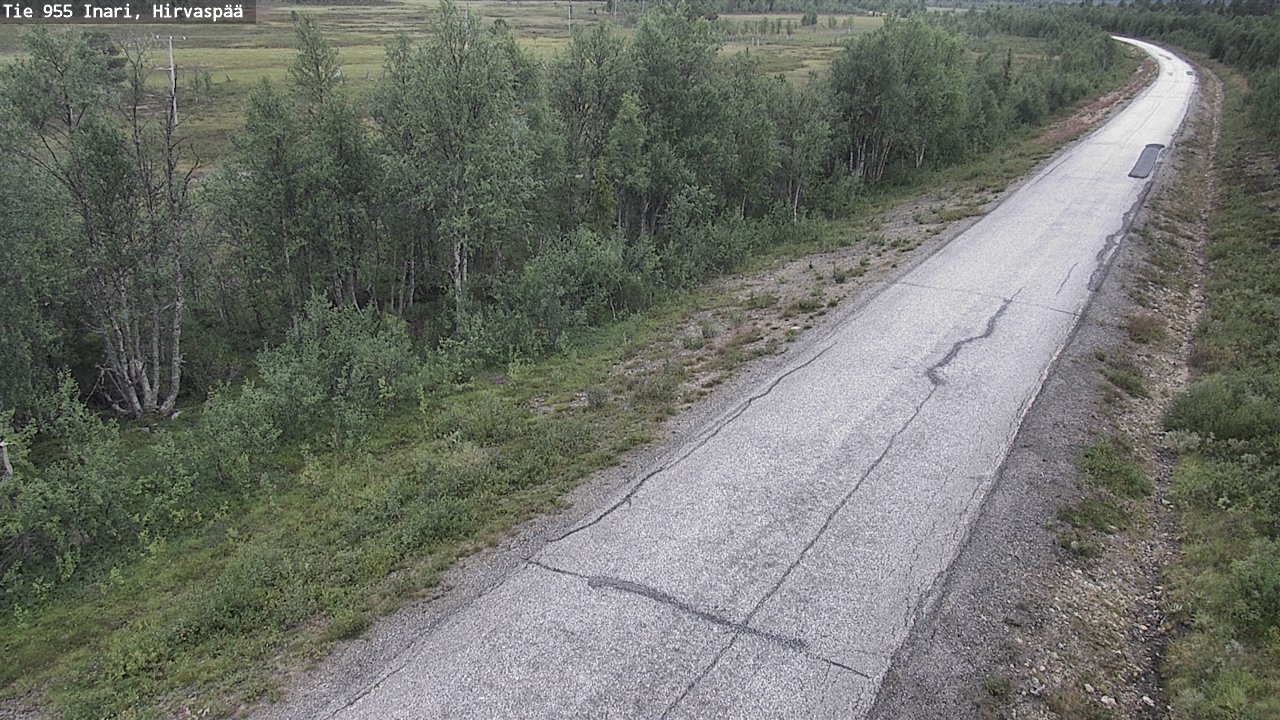 Kelikamerat Kuva Tie 955 Inari, Hirvaspää, Inari, Lappi