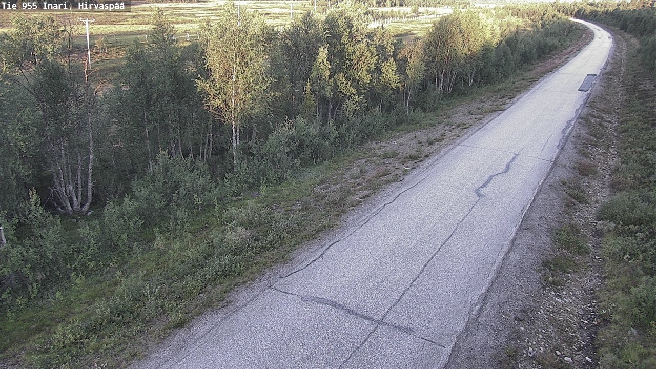 Kelikamerat Kuva Tie 955 Inari, Hirvaspää, Inari, Lappi
