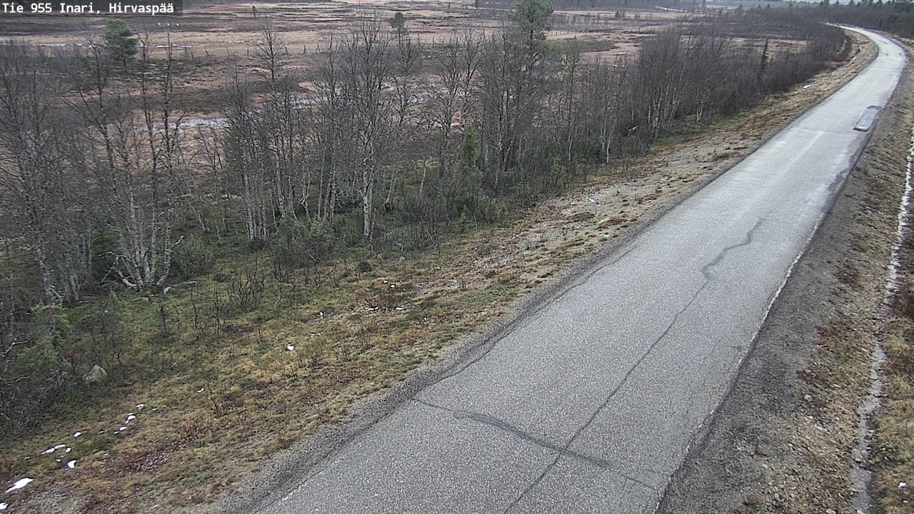 Kelikamerat Kuva Tie 955 Inari, Hirvaspää, Inari, Lappi