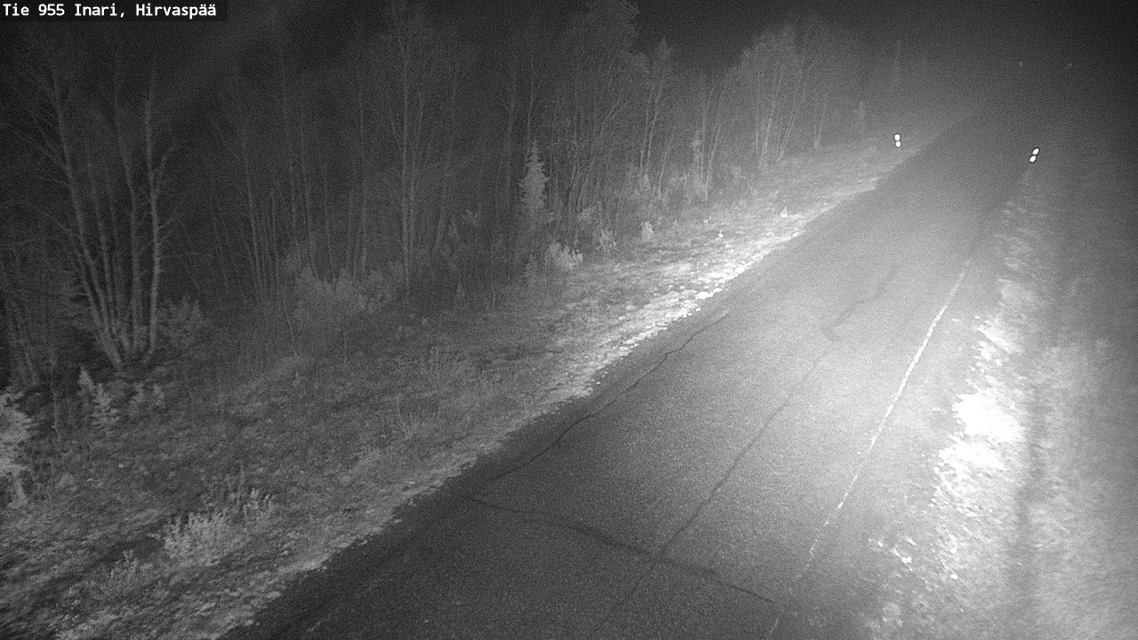 Kelikamerat Kuva Tie 955 Inari, Hirvaspää, Inari, Lappi