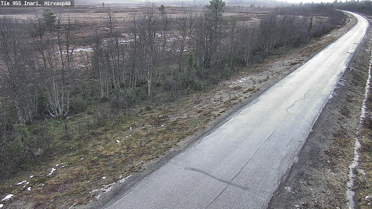 Kelikamerat Kuva Tie 955 Inari, Hirvaspää, Inari, Lappi