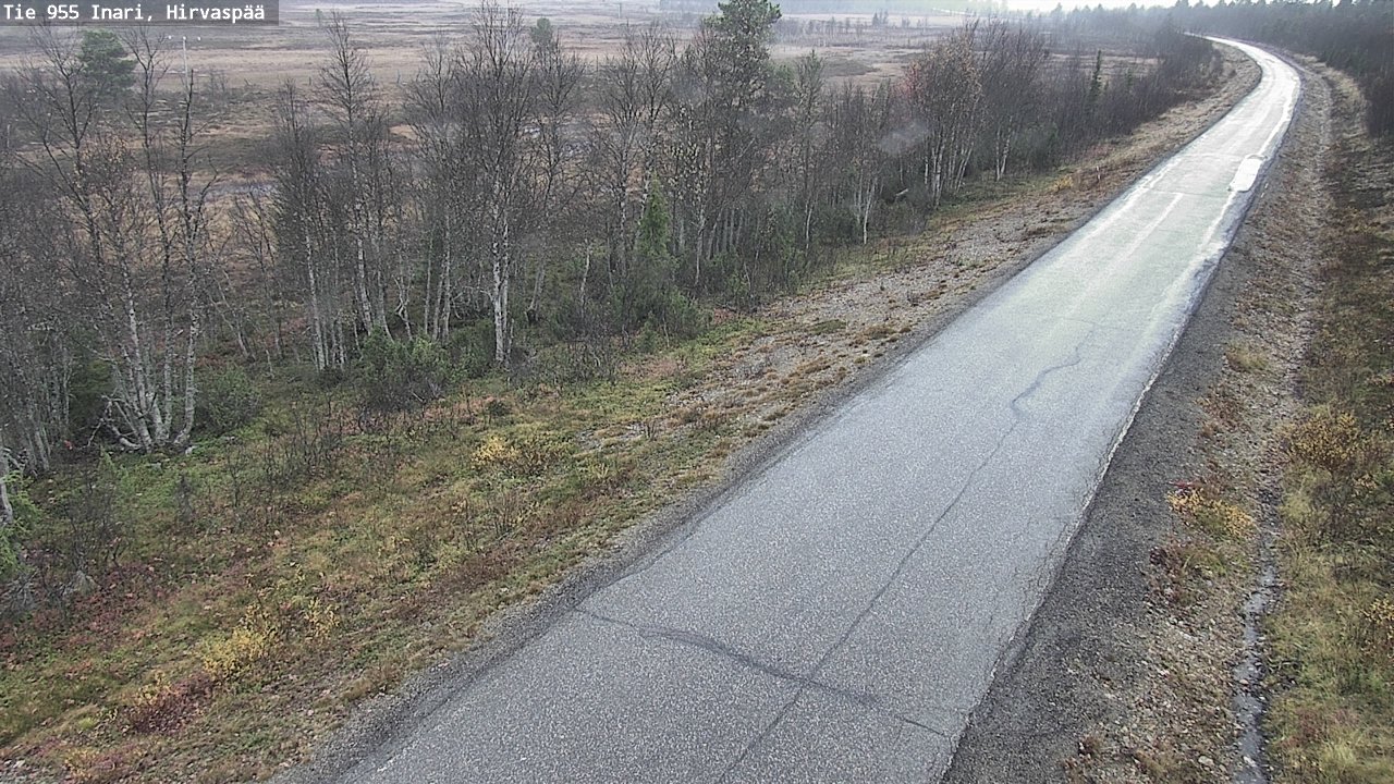 Kelikamerat Kuva Tie 955 Inari, Hirvaspää, Inari, Lappi