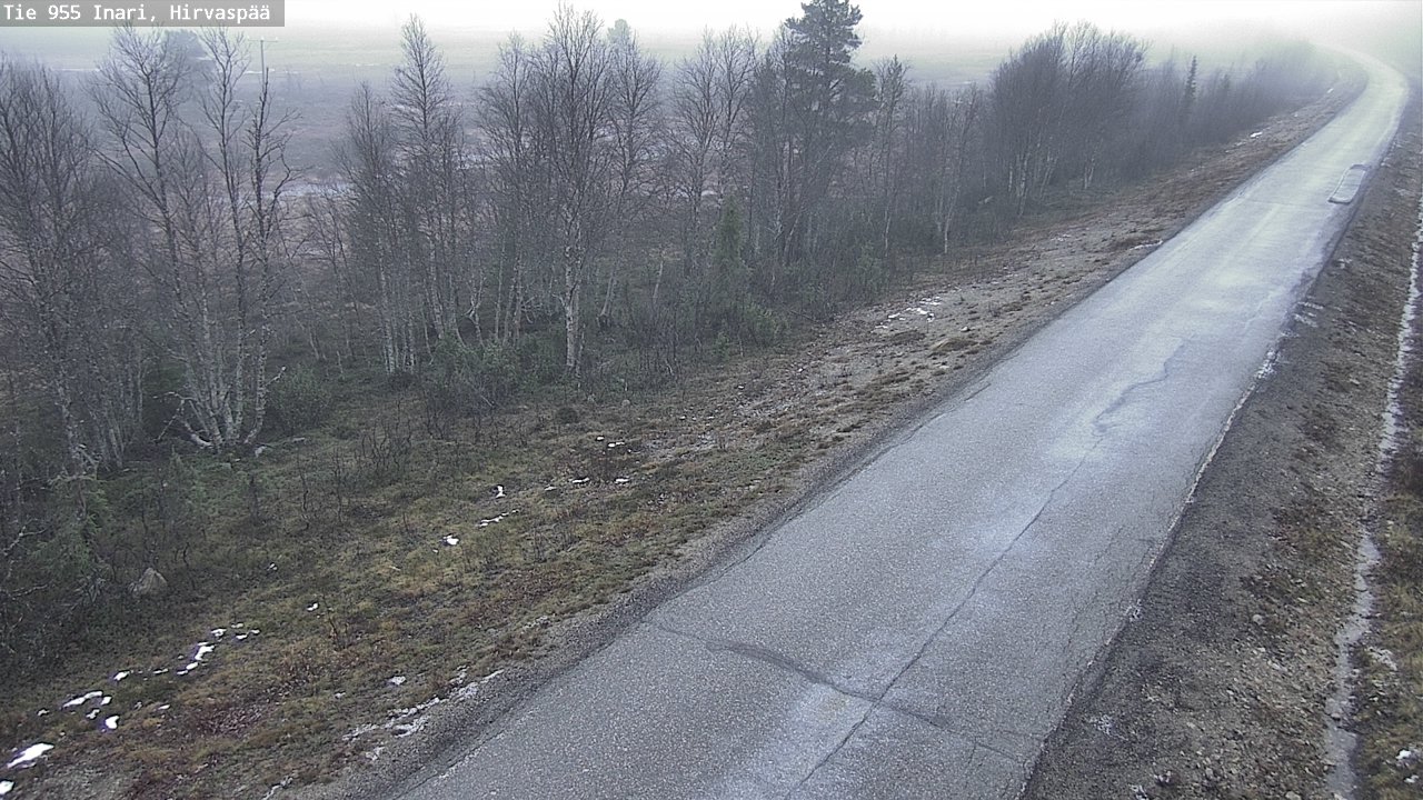 Kelikamerat Kuva Tie 955 Inari, Hirvaspää, Inari, Lappi