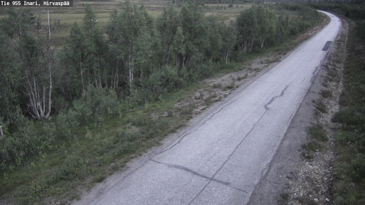 Kelikamerat Kuva Tie 955 Inari, Hirvaspää, Inari, Lappi