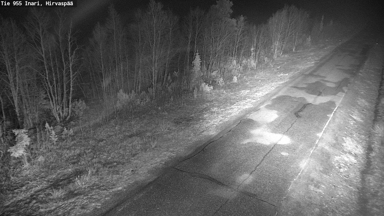 Kelikamerat Kuva Tie 955 Inari, Hirvaspää, Inari, Lappi