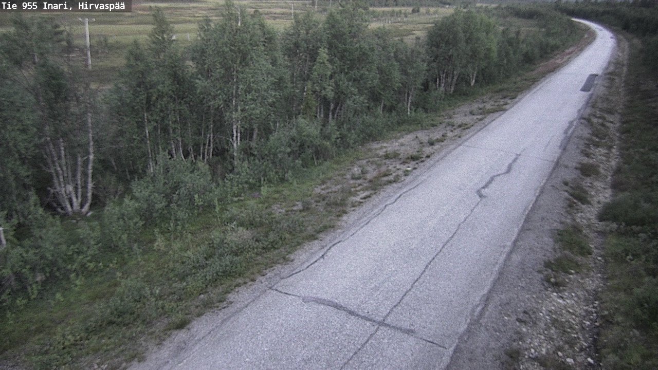Kelikamerat Kuva Tie 955 Inari, Hirvaspää, Inari, Lappi