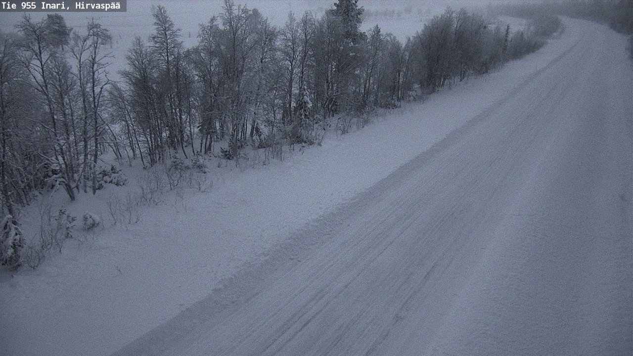 Weather Camera Image Väg 955 Enare, Hirvaspää, Inari, Lappi