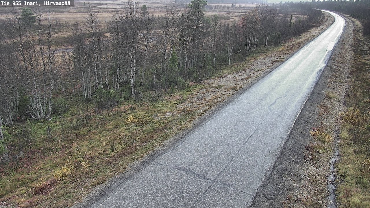 Kelikamerat Kuva Tie 955 Inari, Hirvaspää, Inari, Lappi