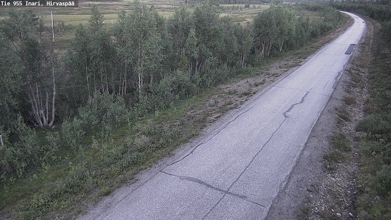 Kelikamerat Kuva Tie 955 Inari, Hirvaspää, Inari, Lappi