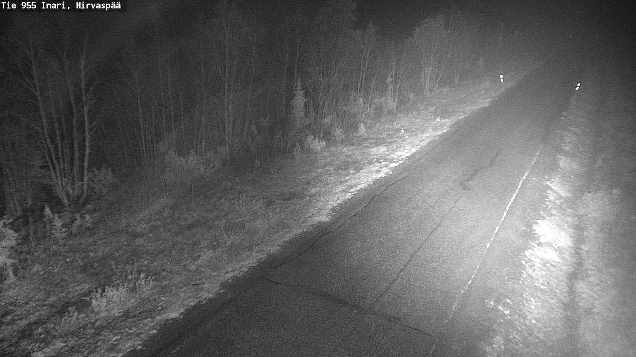 Kelikamerat Kuva Tie 955 Inari, Hirvaspää, Inari, Lappi