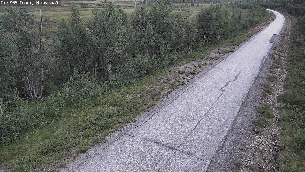 Kelikamerat Kuva Tie 955 Inari, Hirvaspää, Inari, Lappi