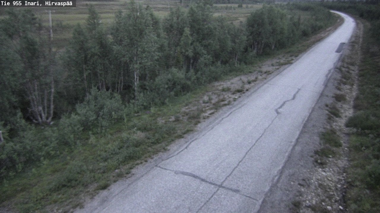 Kelikamerat Kuva Tie 955 Inari, Hirvaspää, Inari, Lappi