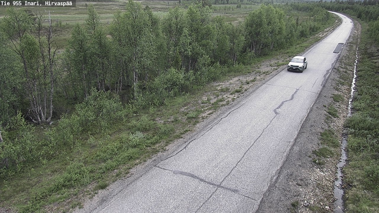 Kelikamerat Kuva Tie 955 Inari, Hirvaspää, Inari, Lappi