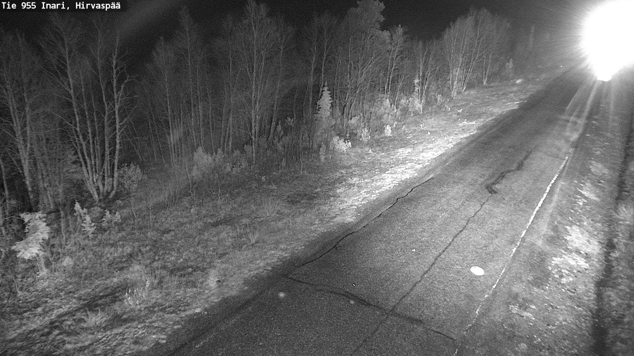 Kelikamerat Kuva Tie 955 Inari, Hirvaspää, Inari, Lappi