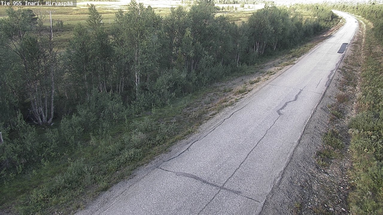 Weather Camera Image Väg 955 Enare, Hirvaspää, Inari, Lappi