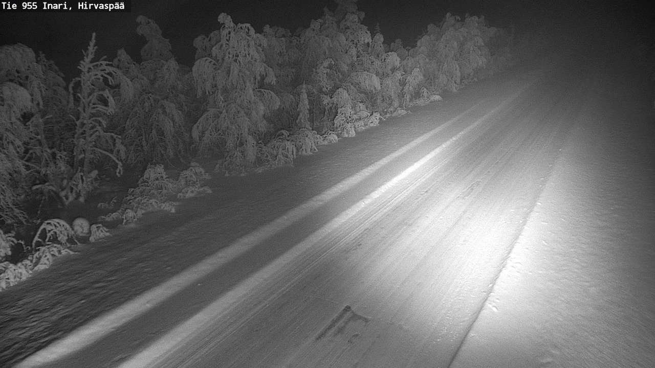 Kelikamerat Kuva Tie 955 Inari, Hirvaspää, Inari, Lappi