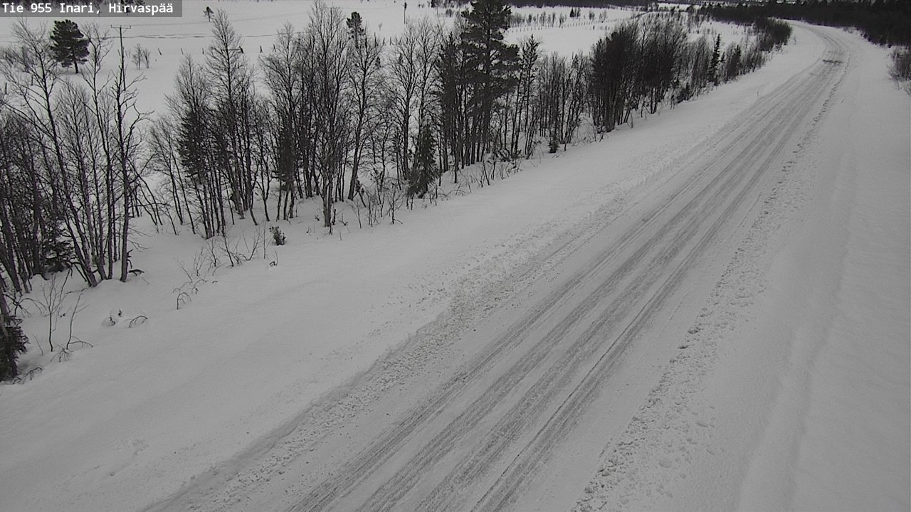 Kelikamerat Kuva Tie 955 Inari, Hirvaspää, Inari, Lappi