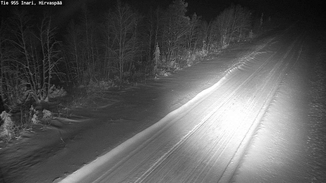 Kelikamerat Kuva Tie 955 Inari, Hirvaspää, Inari, Lappi