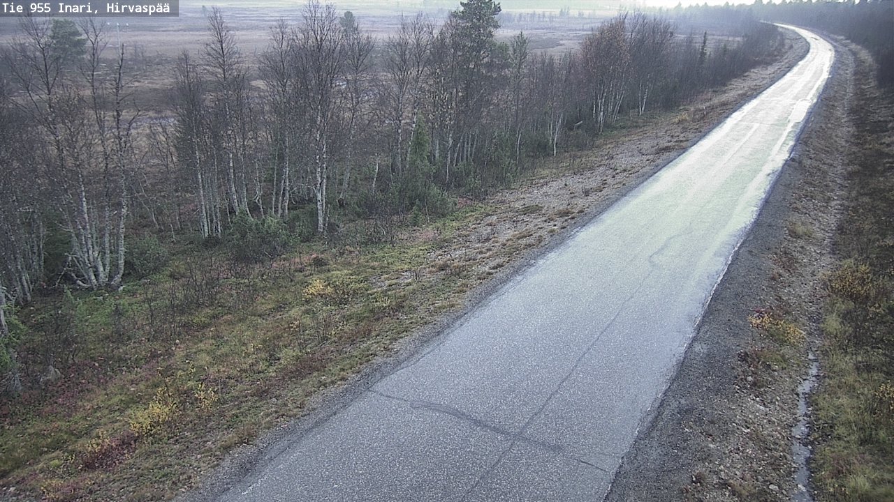 Kelikamerat Kuva Tie 955 Inari, Hirvaspää, Inari, Lappi
