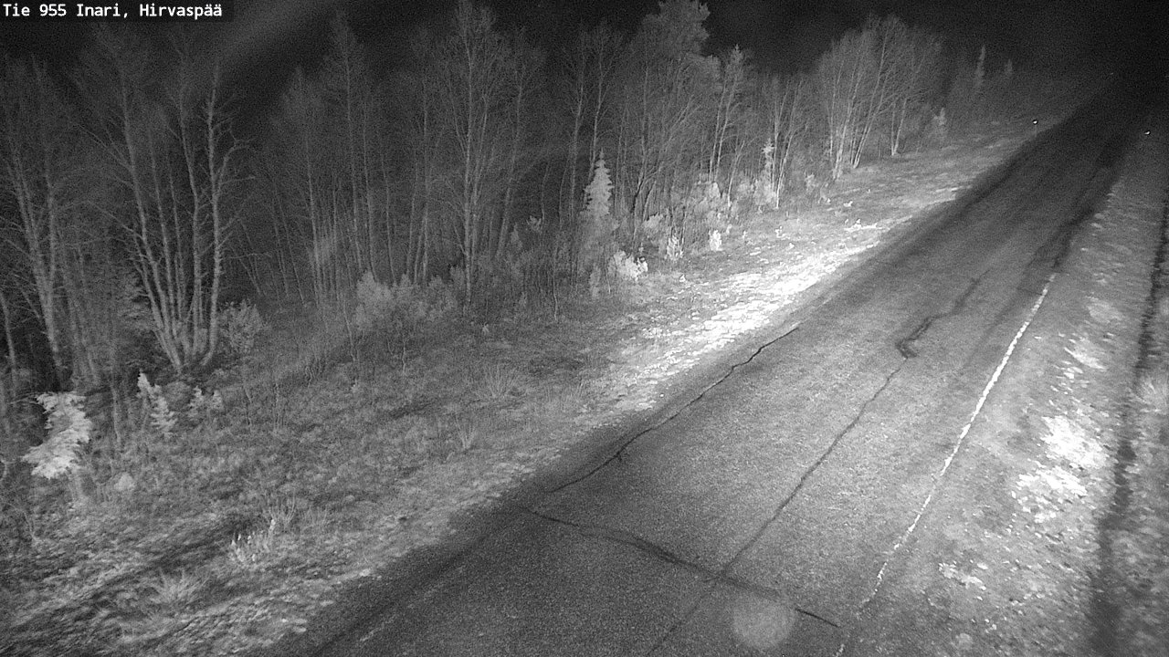 Kelikamerat Kuva Tie 955 Inari, Hirvaspää, Inari, Lappi