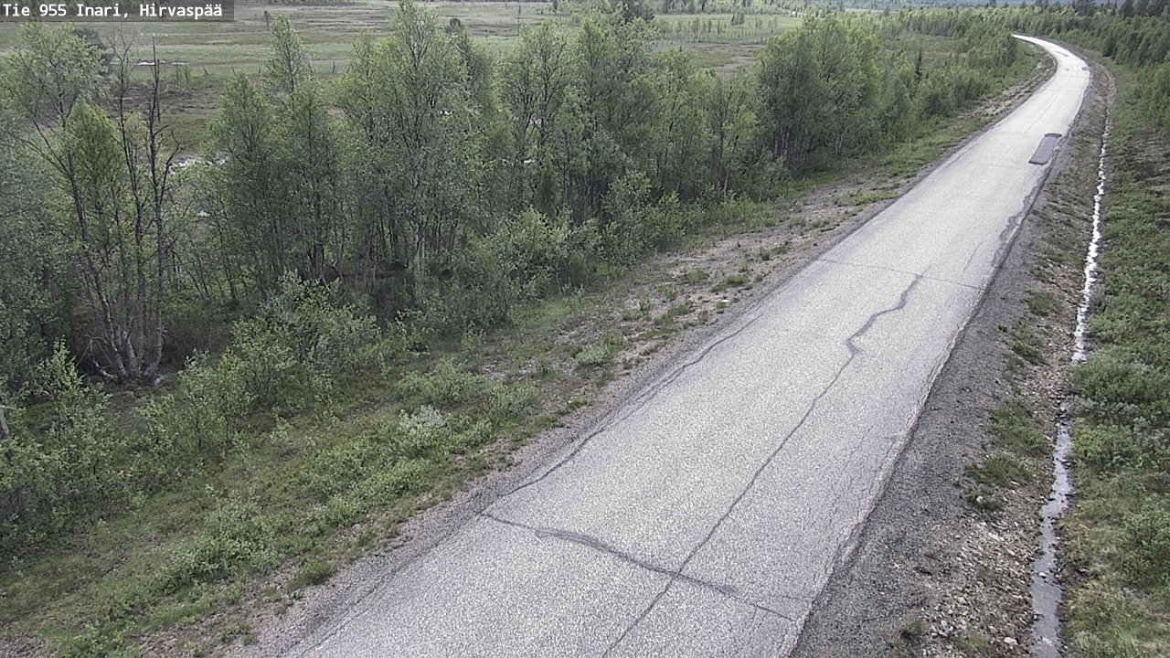 Kelikamerat Kuva Tie 955 Inari, Hirvaspää, Inari, Lappi