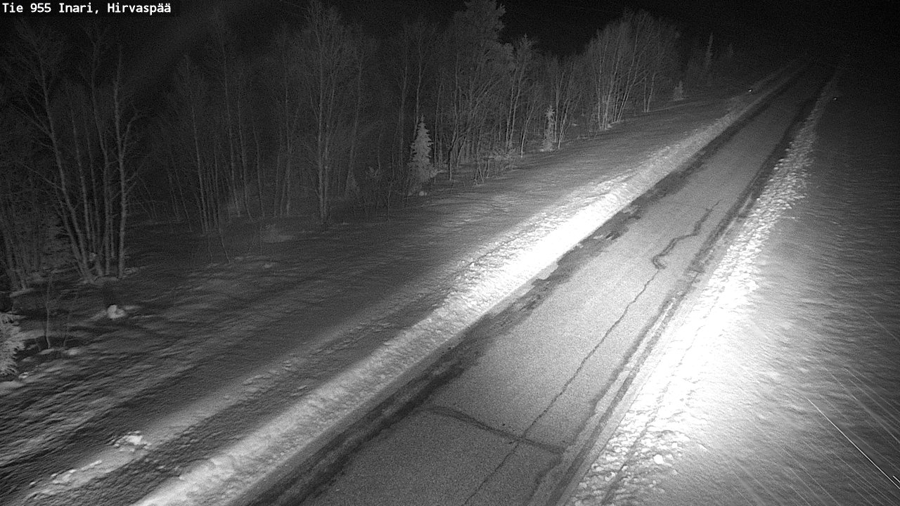 Kelikamerat Kuva Tie 955 Inari, Hirvaspää, Inari, Lappi