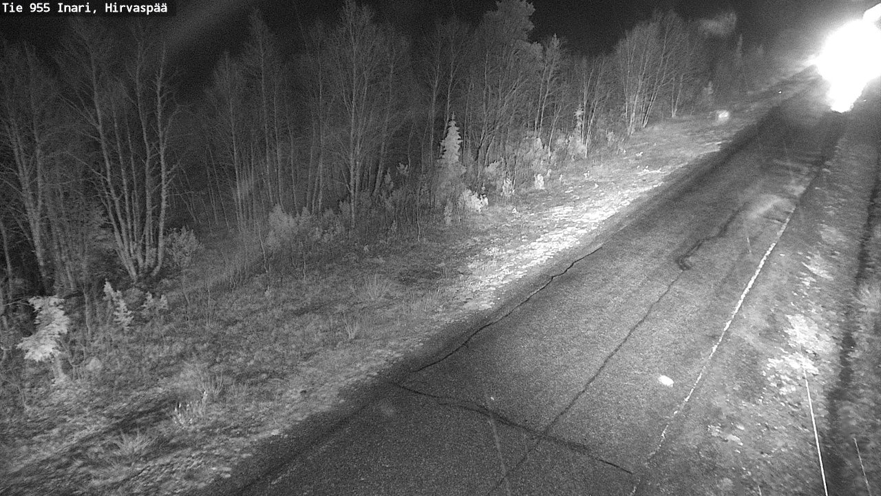 Kelikamerat Kuva Tie 955 Inari, Hirvaspää, Inari, Lappi