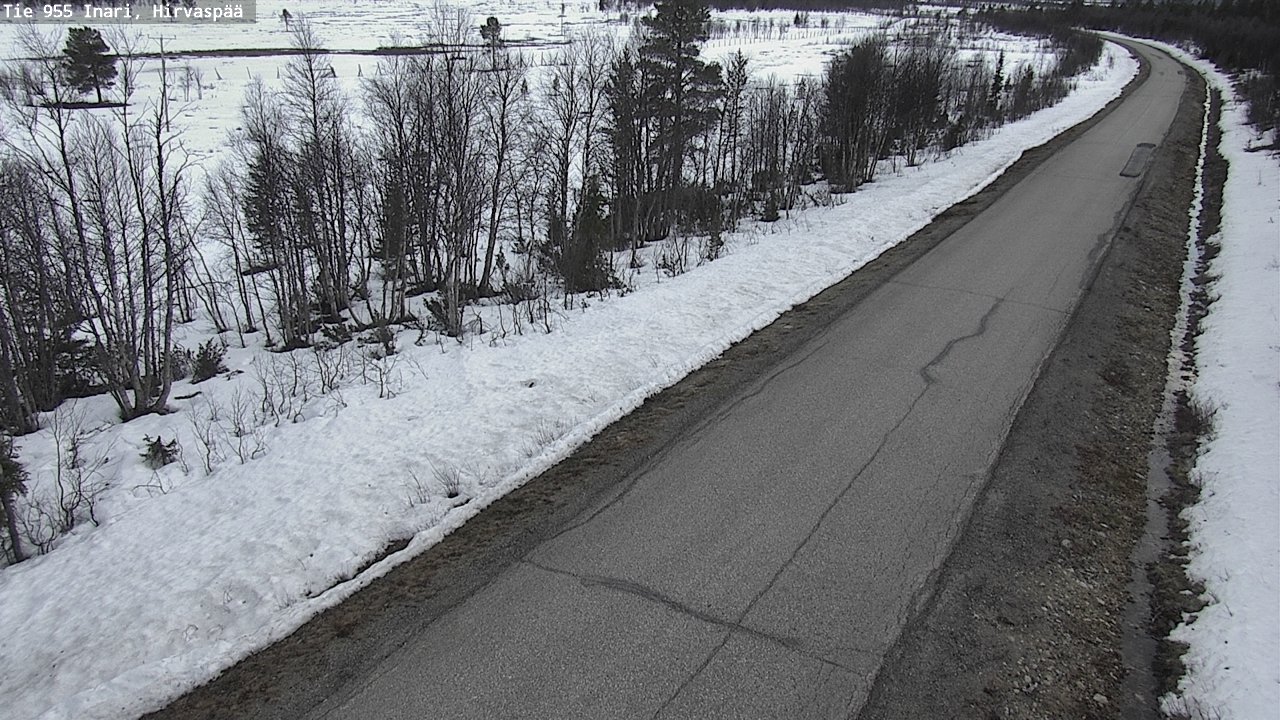 Weather Camera Image Väg 955 Enare, Hirvaspää, Inari, Lappi