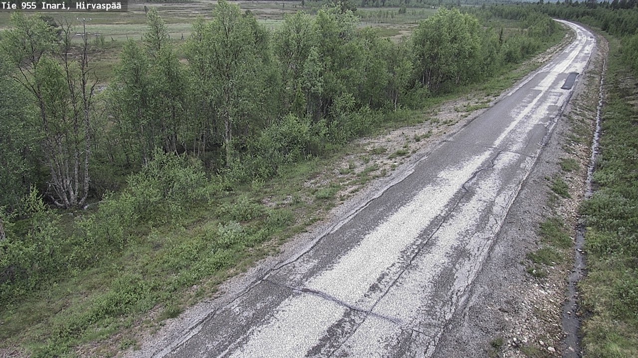 Kelikamerat Kuva Tie 955 Inari, Hirvaspää, Inari, Lappi