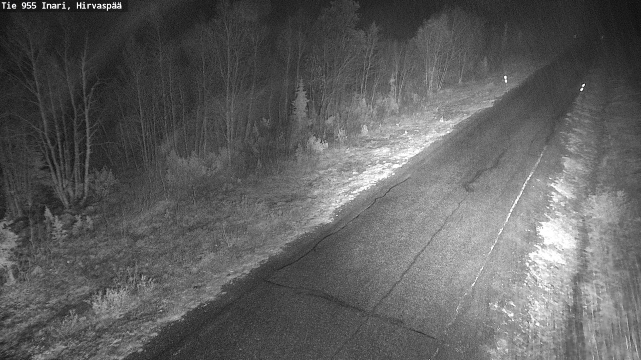 Kelikamerat Kuva Tie 955 Inari, Hirvaspää, Inari, Lappi