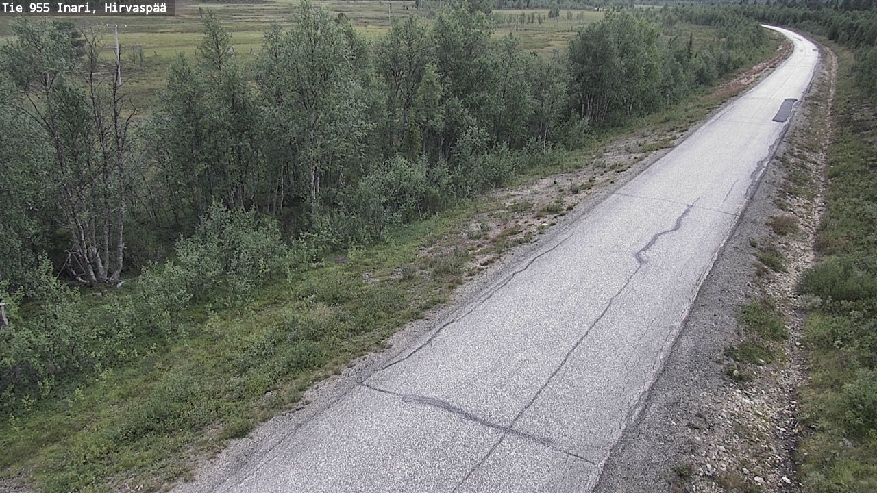 Kelikamerat Kuva Tie 955 Inari, Hirvaspää, Inari, Lappi