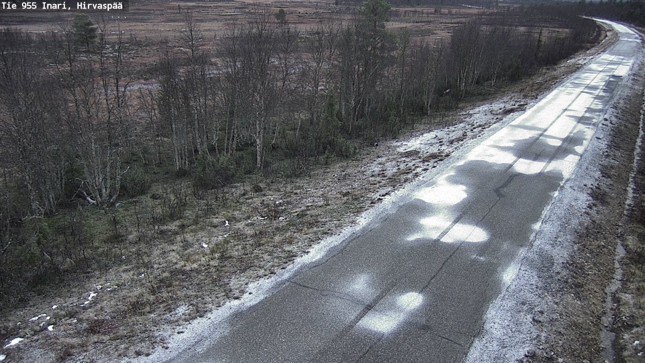 Kelikamerat Kuva Tie 955 Inari, Hirvaspää, Inari, Lappi