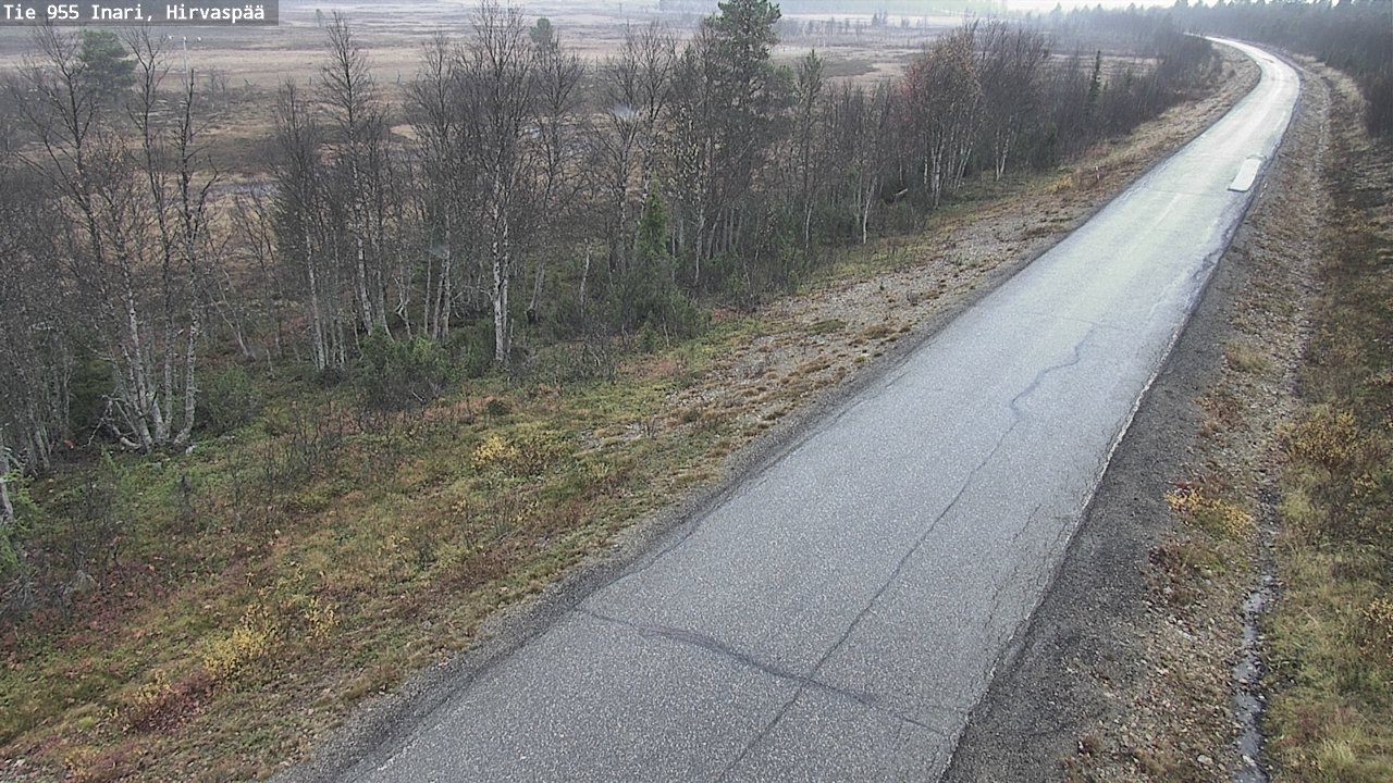 Kelikamerat Kuva Tie 955 Inari, Hirvaspää, Inari, Lappi
