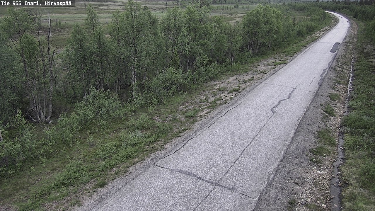 Kelikamerat Kuva Tie 955 Inari, Hirvaspää, Inari, Lappi