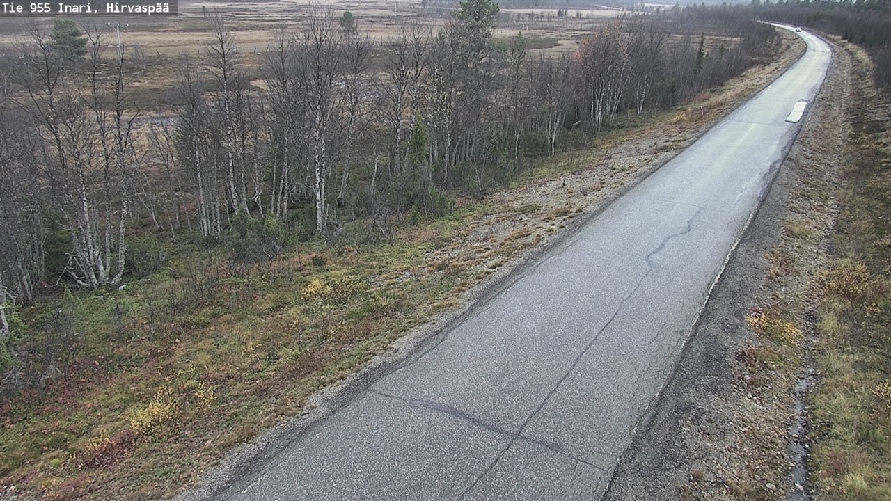 Kelikamerat Kuva Tie 955 Inari, Hirvaspää, Inari, Lappi