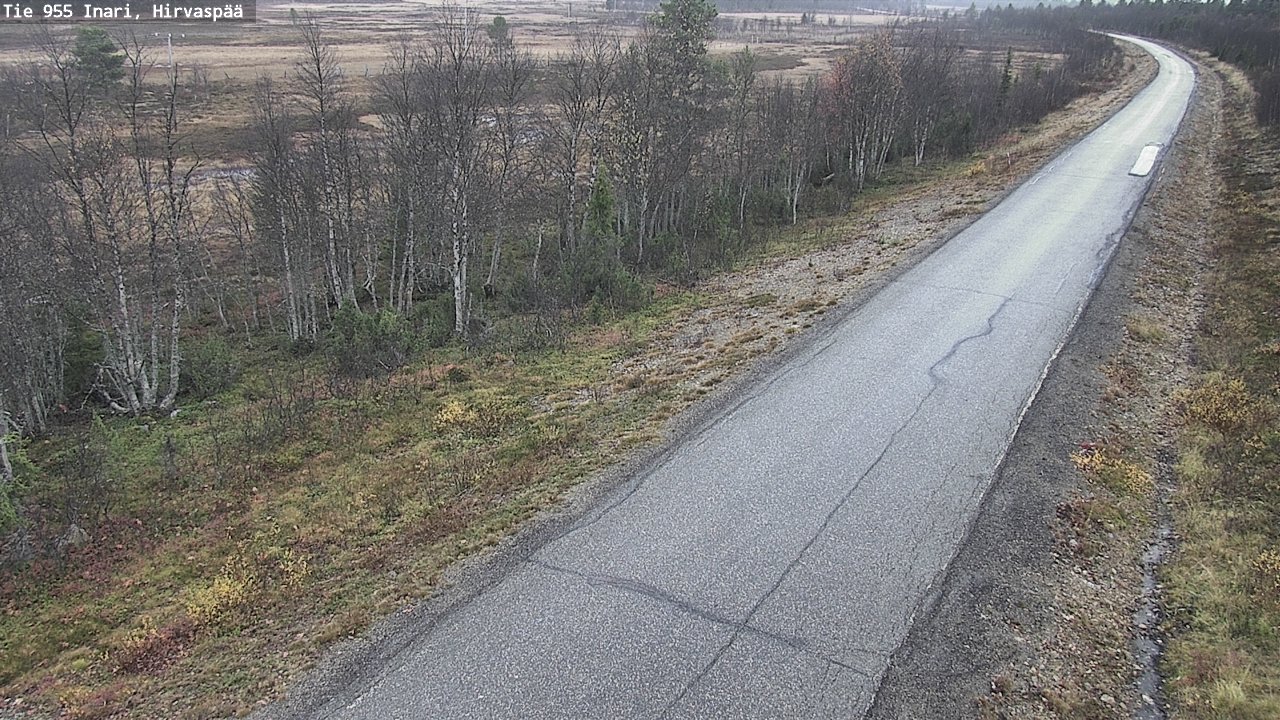 Kelikamerat Kuva Tie 955 Inari, Hirvaspää, Inari, Lappi