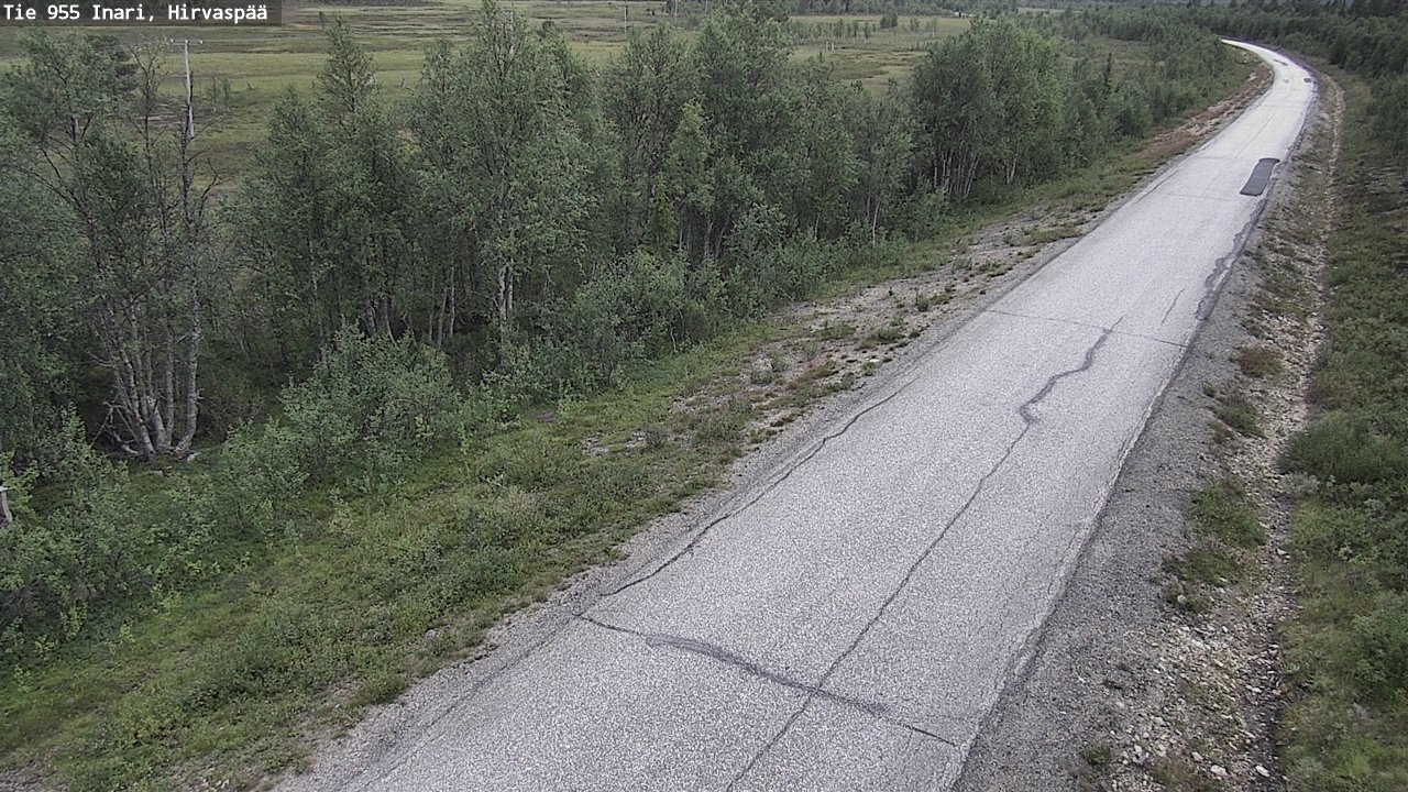 Kelikamerat Kuva Tie 955 Inari, Hirvaspää, Inari, Lappi