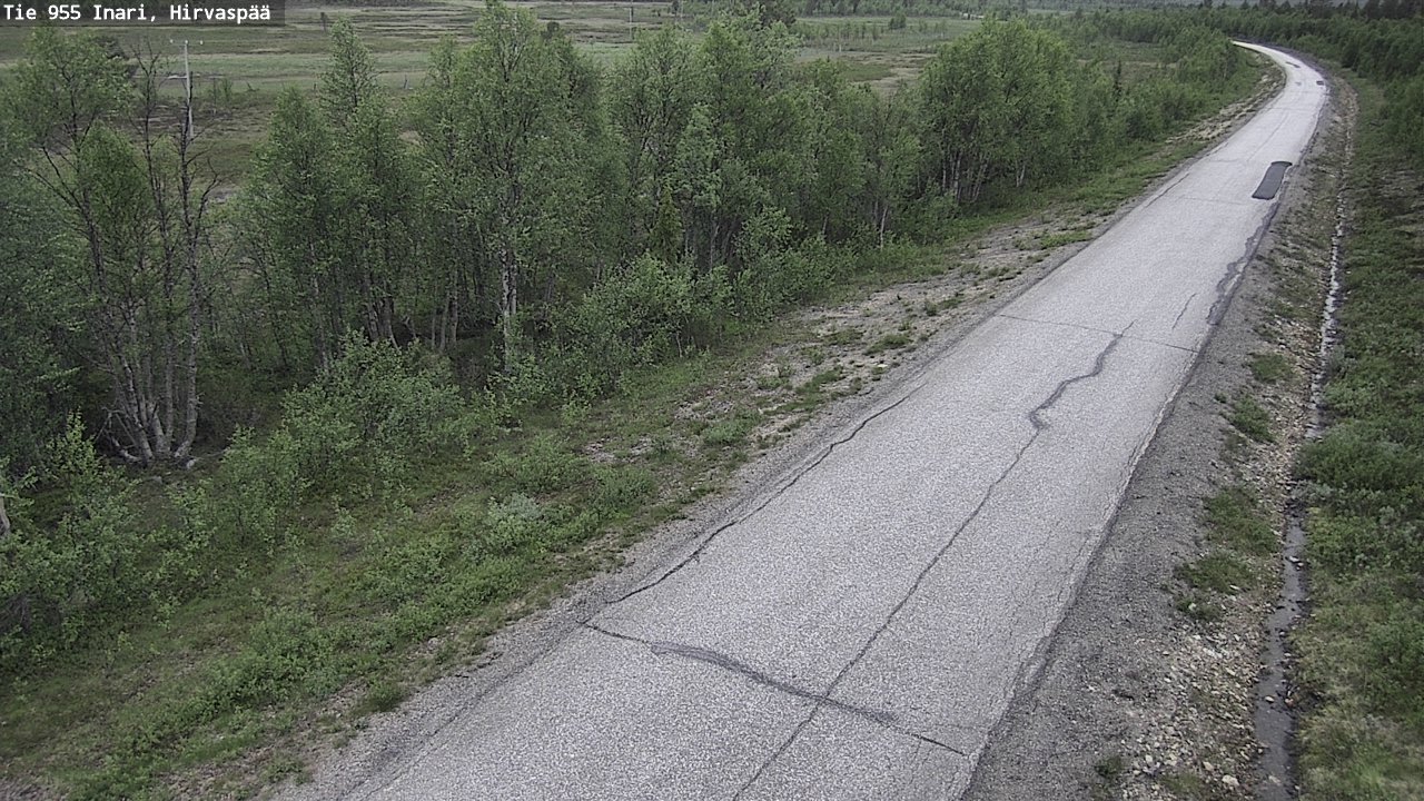 Kelikamerat Kuva Tie 955 Inari, Hirvaspää, Inari, Lappi