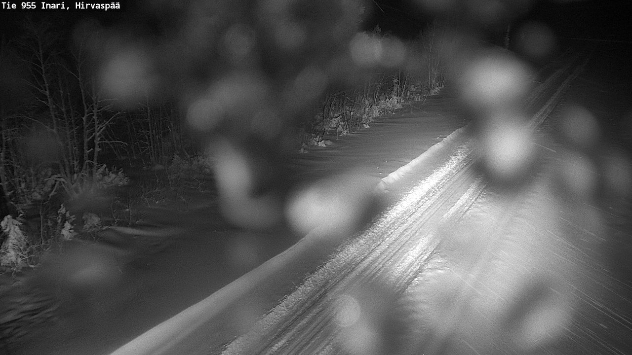 Weather Camera Image Road 955 Inari, Hirvaspää, Inari, Lappi