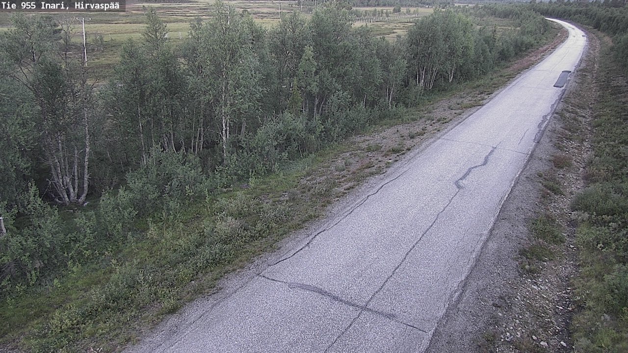 Kelikamerat Kuva Tie 955 Inari, Hirvaspää, Inari, Lappi